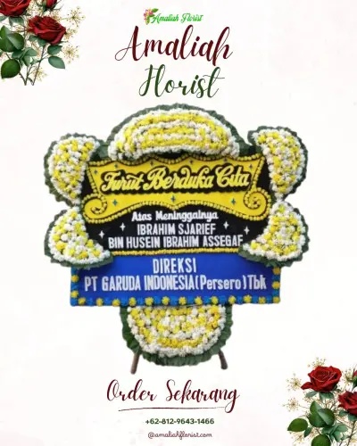Papan Bunga Duka di Patemon