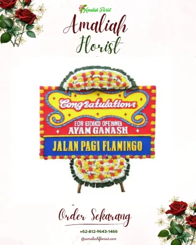 Bunga Papan Congratulation di Patemon